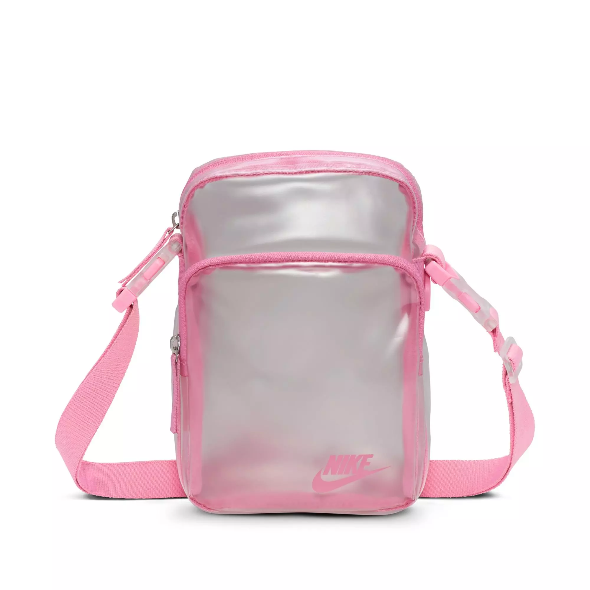 Nike Heritage Women's Clear Crossbody Bag - Pink